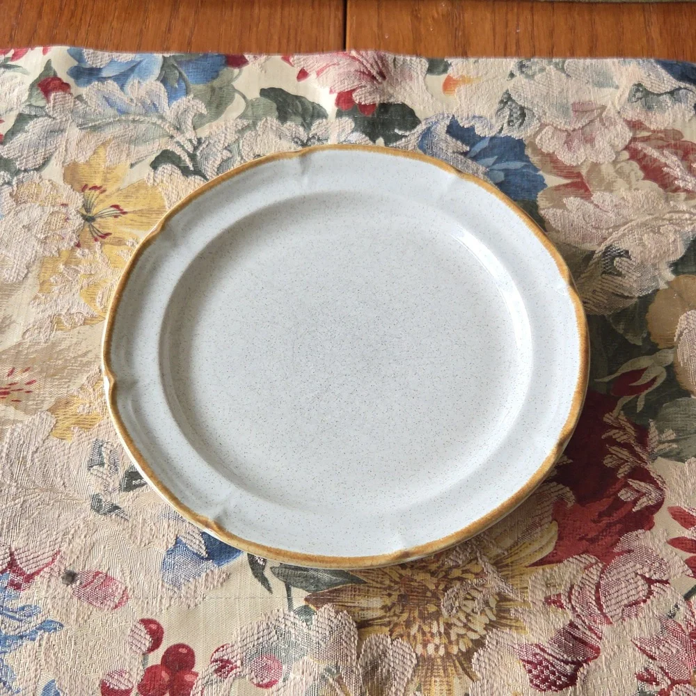 3 Baroque Hearthside Salad Lunch Plates 8 Inches